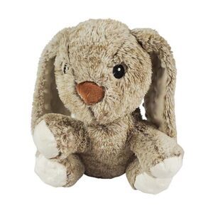 Wal-Mart Bunny Rabbit Plush Long Floppy Ears Baby Crinkle Rattle Brown Easter
